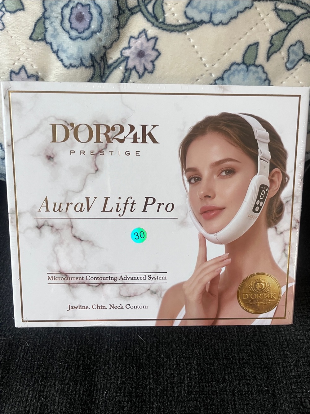AuraV Lift Pro Facial Chin Contouring Mask - D’or24k
